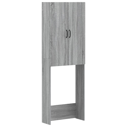Toilet Skab HOORN Grå Sonoma 66 x 25,5 x 190 cm Konstrueret træ
