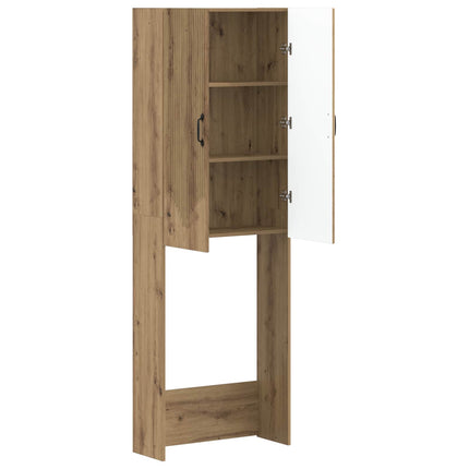 Toilet Skab HOORN Artisan-eg 66 x 25,5 x 190 cm Konstrueret træ