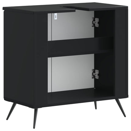 Badeværelsesskabsunder BREDA Sort 59,5 x 31,5 x 59 cm