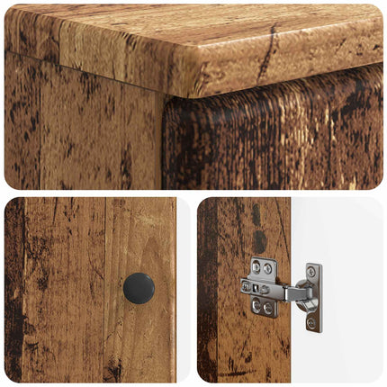 Badeværelsesskabsunder BREDA Gammelt træ 59,5 x 31,5 x 59 cm