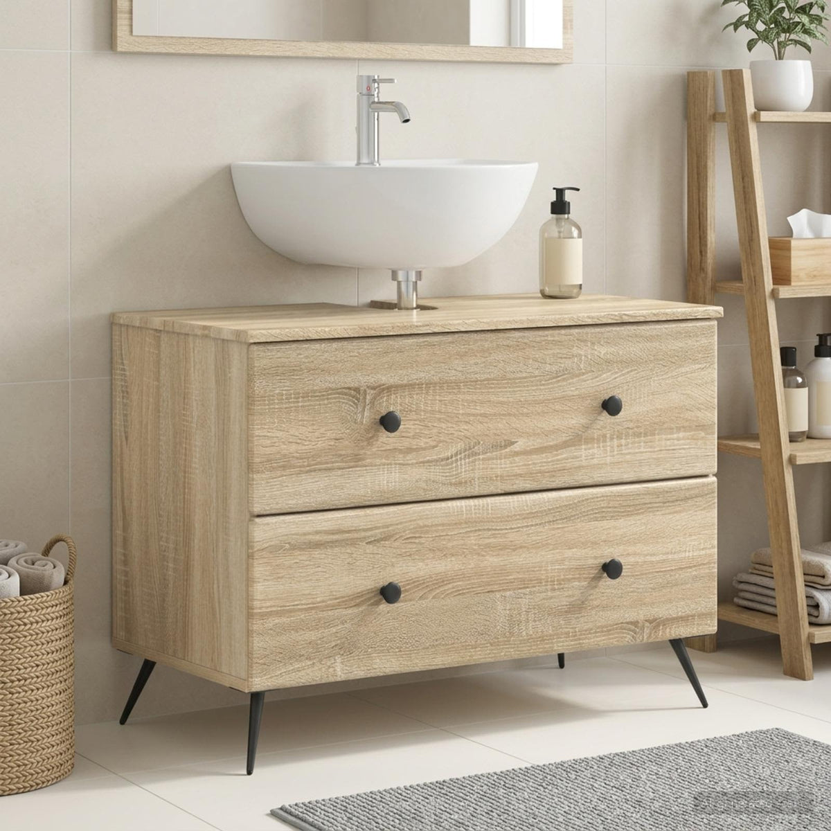 Badevrelsesskabsunder BREDA Sonoma-eg 82 x 41 x 59 cm