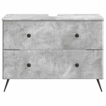 Badeværelsesskabsunder BREDA Betongrå 82 x 41 x 59 cm