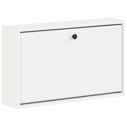 Vægmonteret Skoskab BREDA 71 x 17 x 43 cm Konstrueret træ Hvid