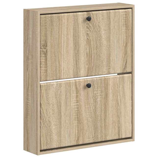 Vægmonteret Skoskab BREDA 71 x 17 x 86 cm Konstrueret træ