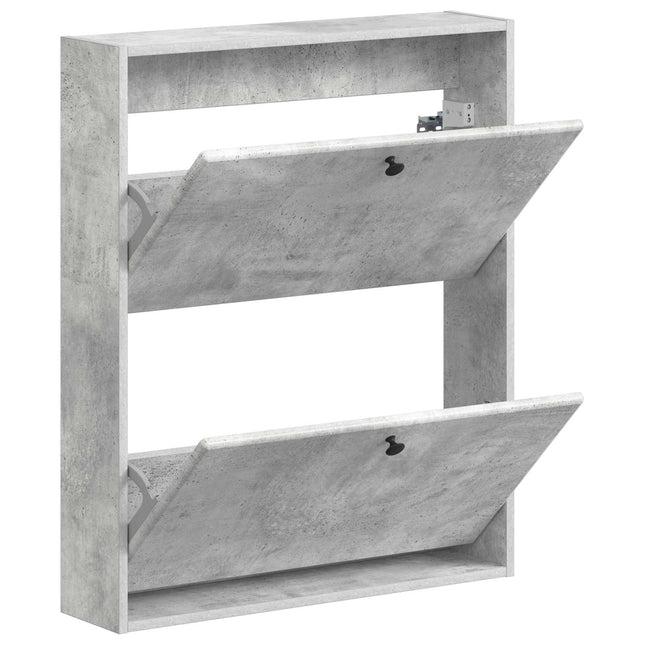 Vægmonteret Skoskab BREDA 71 x 17 x 86 cm Konstrueret træ