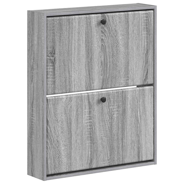 Vægmonteret Skoskab BREDA 71 x 17 x 86 cm Konstrueret træ