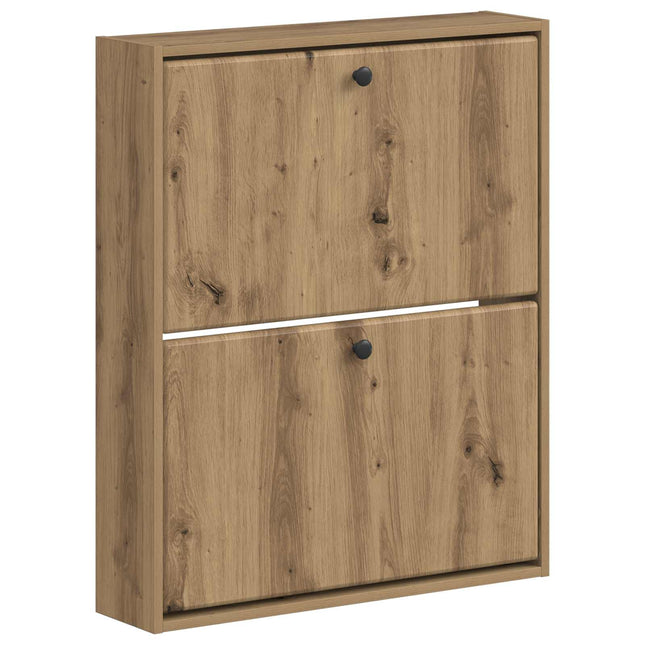 Vægmonteret Skoskab BREDA 71 x 17 x 86 cm Konstrueret træ