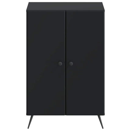 Sko skab BREDA 59,5 x 39,5 x 90 cm Konstrueret træ Sort