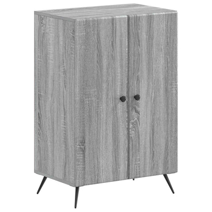 Sko skab BREDA 59,5 x 39,5 x 90 cm Konstrueret træ Grå Sonoma