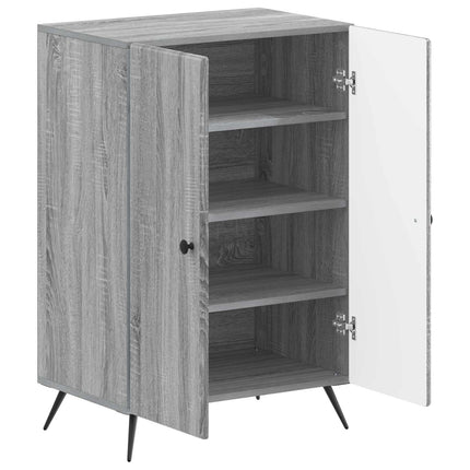 Sko skab BREDA 59,5 x 39,5 x 90 cm Konstrueret træ Grå Sonoma