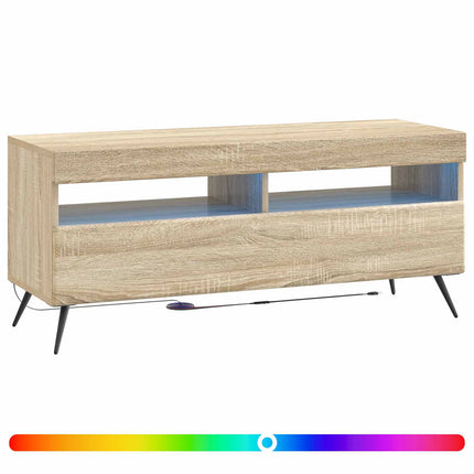 LED TV-skab Sonoma-eg Konstrueret træ