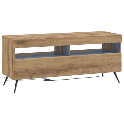LED TV-skab Artisan-eg Konstrueret træ