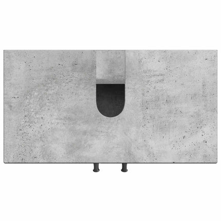 Badeværelsesskabsunder UTRECHT Betongrå 59,5 x 31,5 x 59 cm