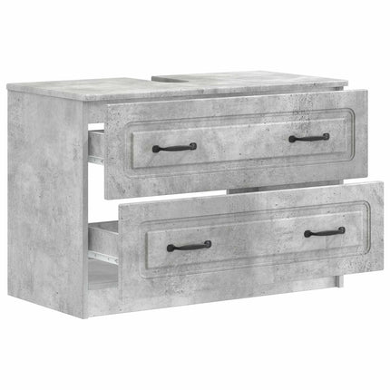 Badeværelsesskabsunder UTRECHT Betongrå 82 x 41 x 56 cm