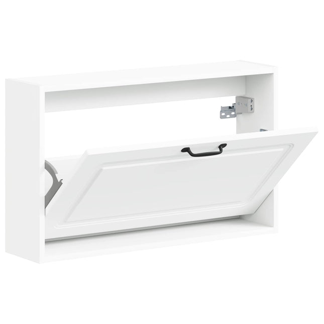 Vægmonteret Skoskab UTRECHT 71 x 17 x 43 cm Konstrueret træ