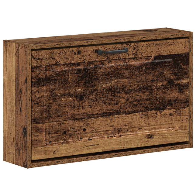 Vægmonteret Skoskab UTRECHT 71 x 17 x 43 cm Konstrueret træ