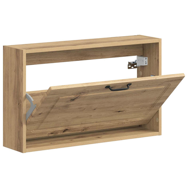 Vægmonteret Skoskab UTRECHT 71 x 17 x 43 cm Konstrueret træ