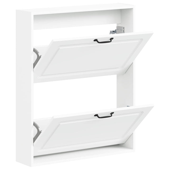 Vægmonteret Skoskab UTRECHT 71 x 17 x 86 cm Konstrueret træ