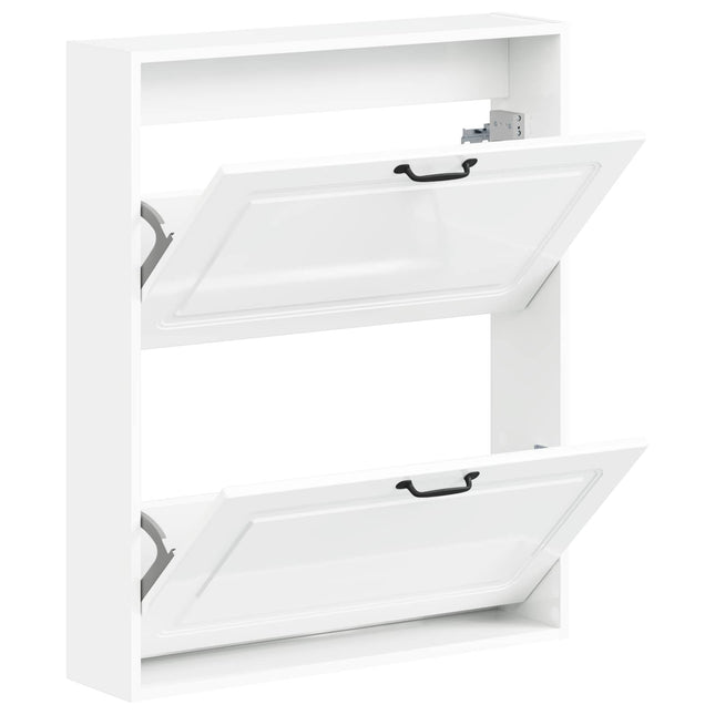 Vægmonteret Skoskab UTRECHT 71 x 17 x 86 cm Konstrueret træ