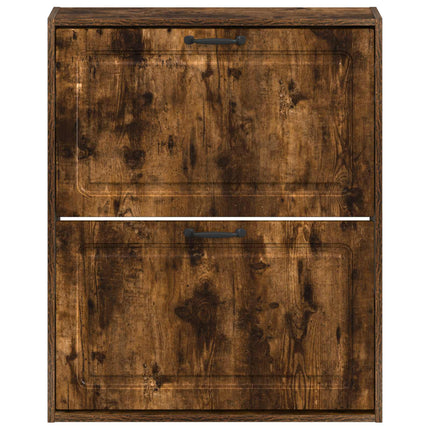 Vægmonteret Skoskab UTRECHT 71 x 17 x 86 cm Konstrueret træ