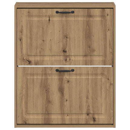 Vægmonteret Skoskab UTRECHT 71 x 17 x 86 cm Konstrueret træ