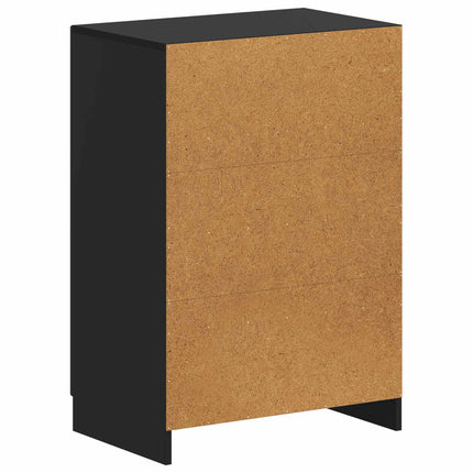 Sko skab UTRECHT 59,5 x 39,5 x 87 cm Konstrueret træ Sort