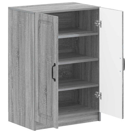 Sko skab UTRECHT 59,5 x 39,5 x 87 cm Konstrueret træ Grå Sonoma