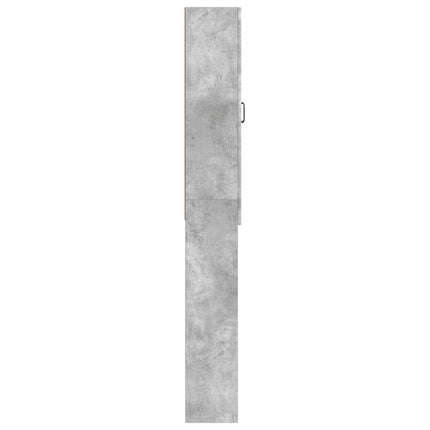 Toilet Skab UTRECHT Betongrå 66 x 25,5 x 190 cm Konstrueret træ