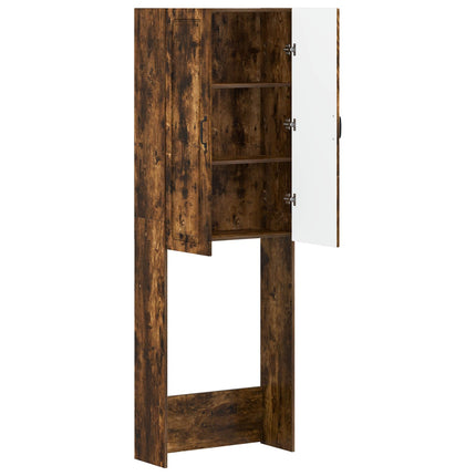 Toilet Skab UTRECHT Røget eg 66 x 25,5 x 190 cm Konstrueret træ