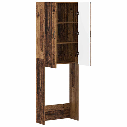 Toilet Skab UTRECHT Gammelt træ 66 x 25,5 x 190 cm