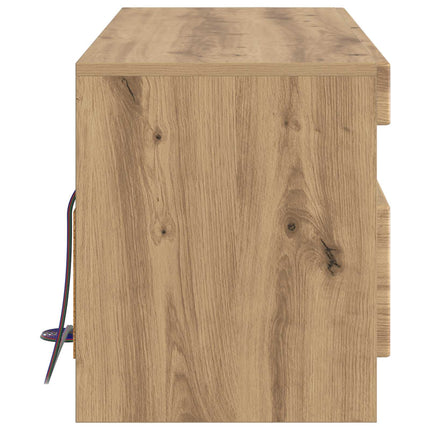 LED TV-skab Artisan-eg Konstrueret træ