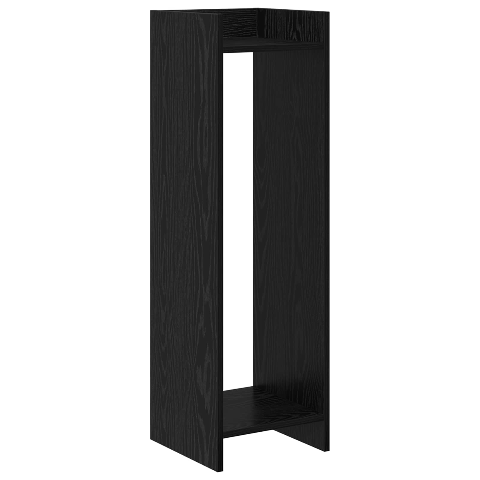 Planteholder 2 pcs Sort Eg 30 x 30 x 100 cm Konstrueret træ