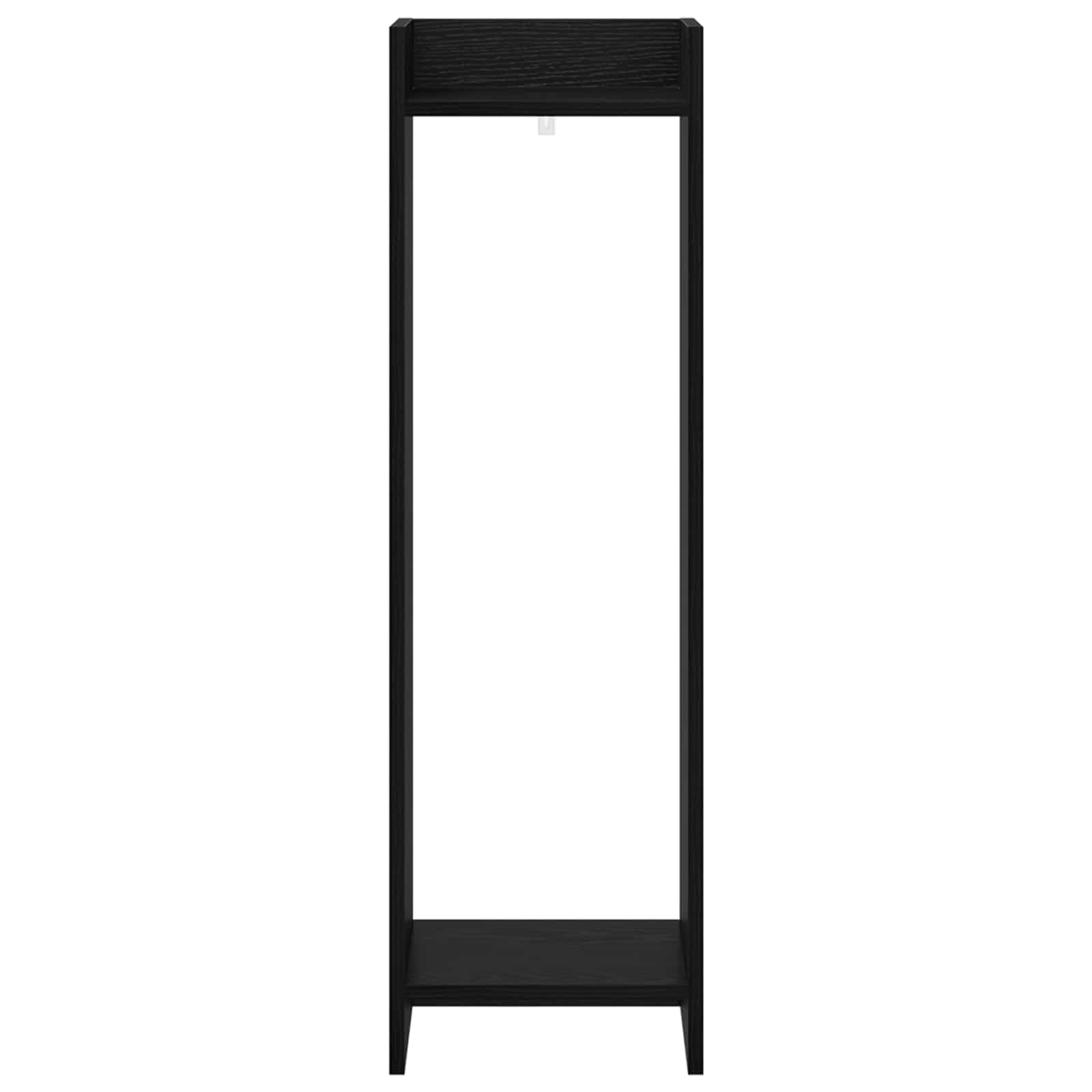 Planteholder 2 pcs Sort Eg 30 x 30 x 100 cm Konstrueret træ