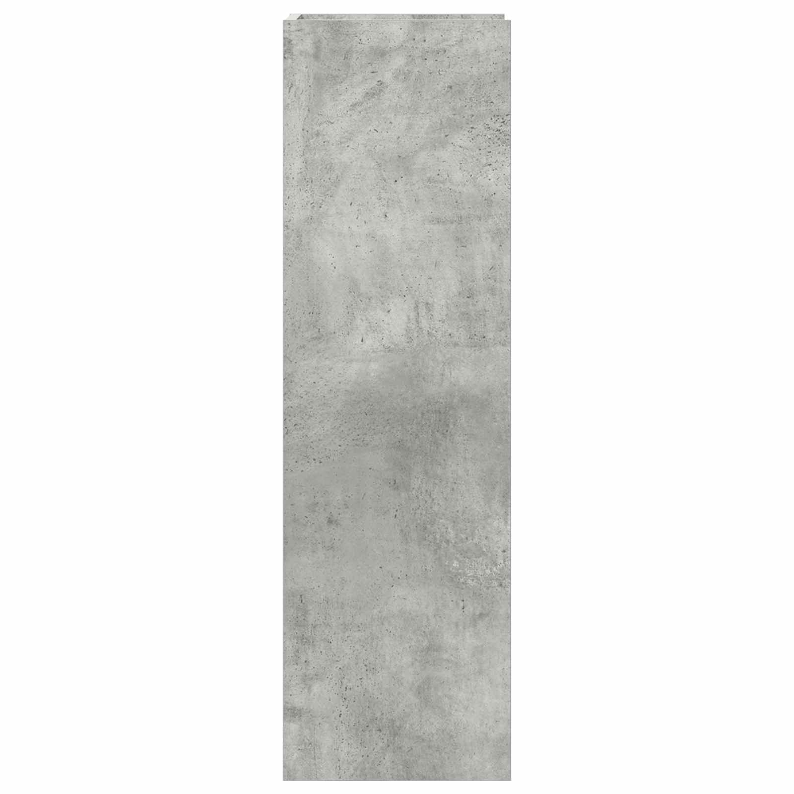 Planteholder 2 pcs BetonGrå 30 x 30 x 100 cm Konstrueret træ