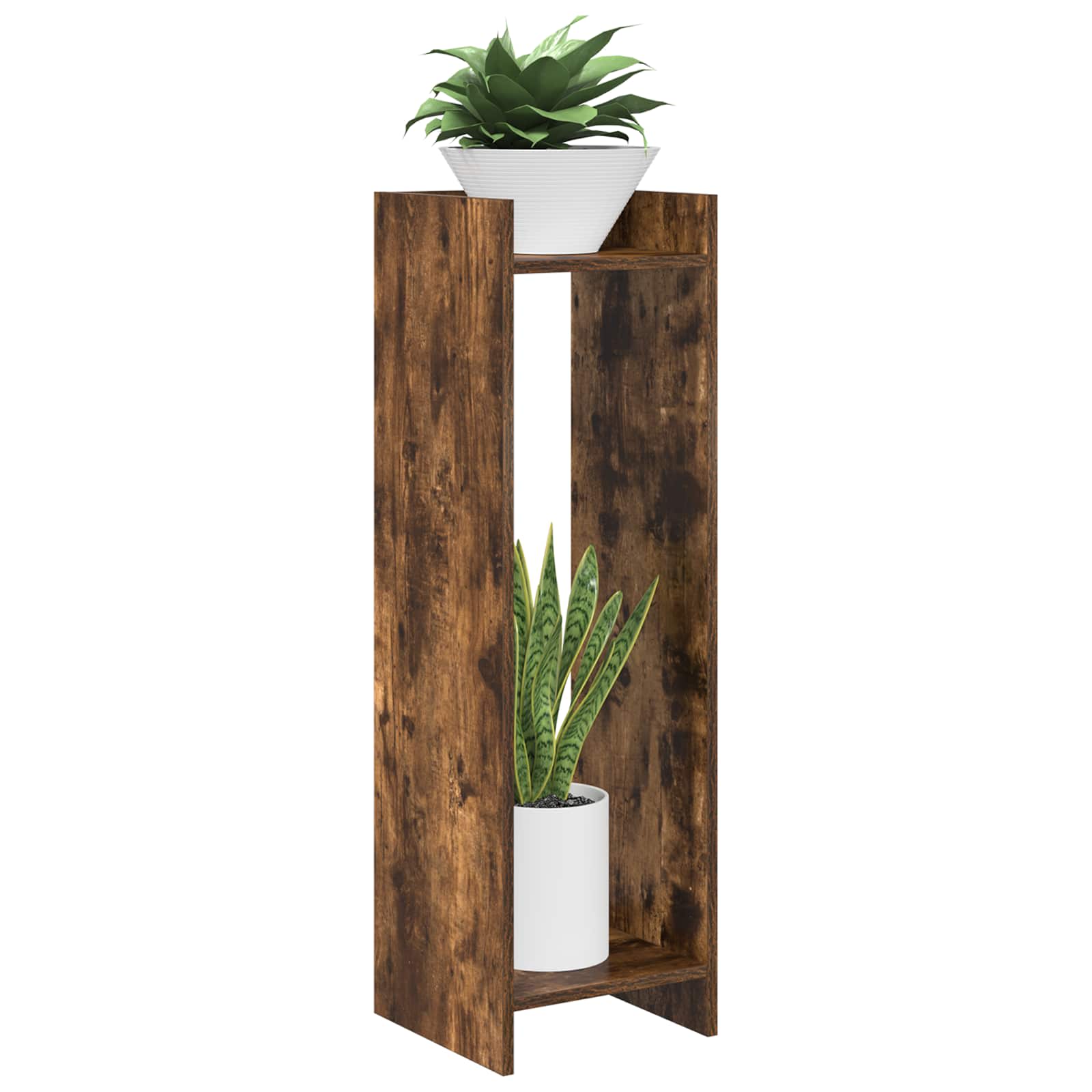 Planteholder Røget Eg 30 x 30 x 100 cm Konstrueret træ