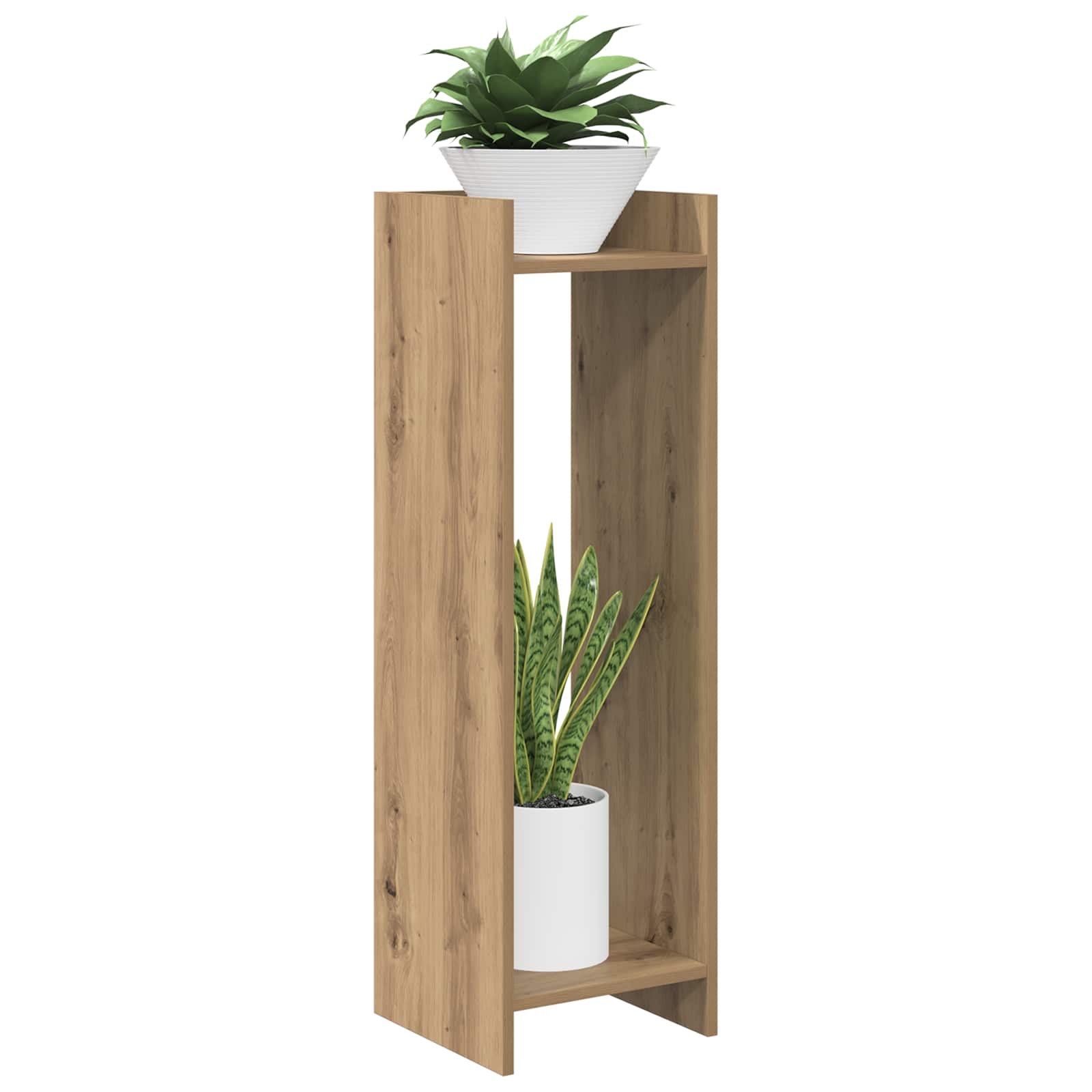 Planteholder 2 pcs Artisan Eg 30 x 30 x 100 cm Konstrueret træ