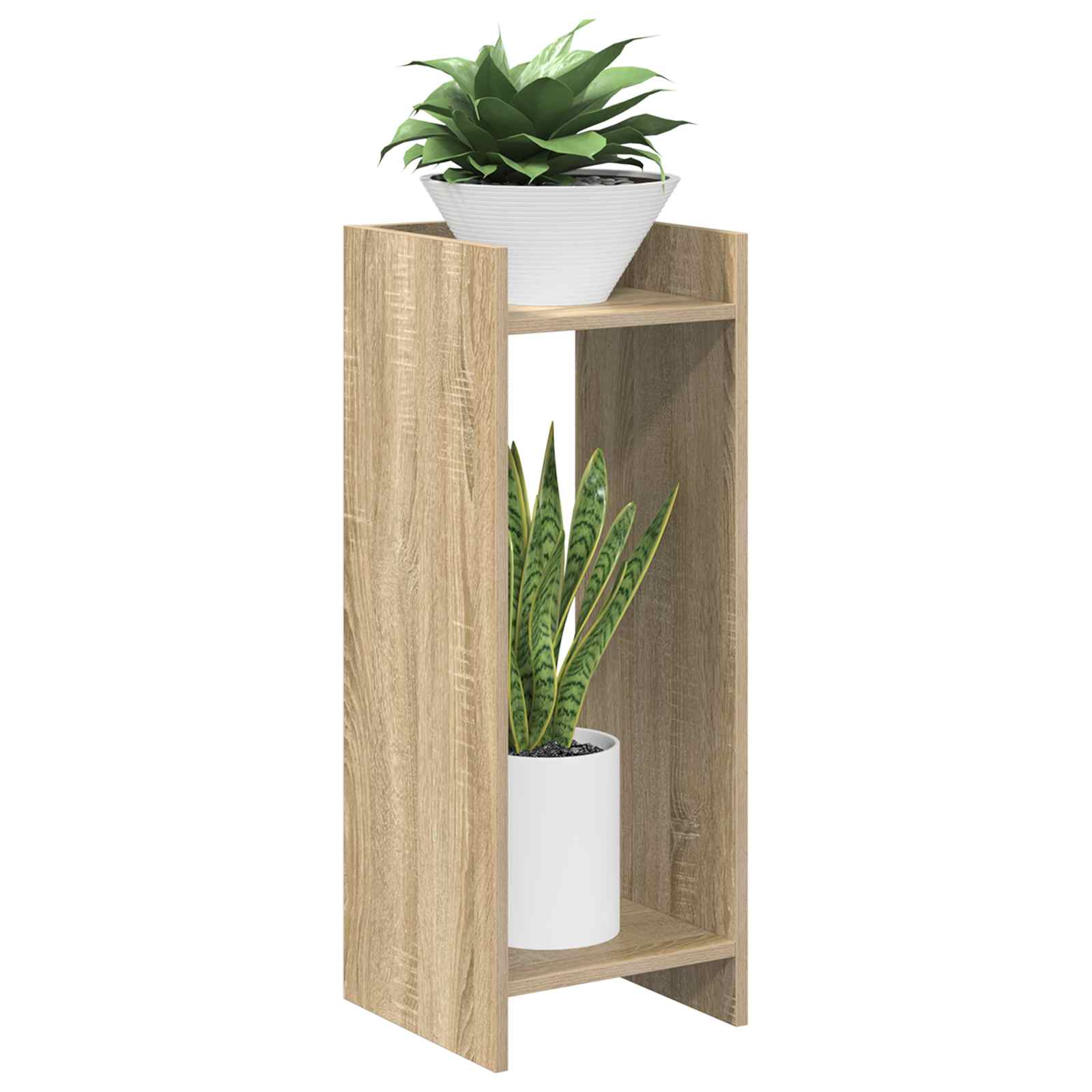 Planteholder Sonoma eg 30 x 30 x 80 cm Konstrueret træ