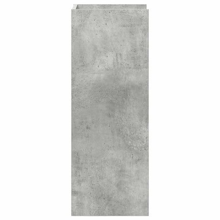 Planteholder BetonGrå 30 x 30 x 80 cm Konstrueret træ