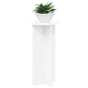 Planteholder 2 pcs Hvid Ø40 x 80 cm Konstrueret træ