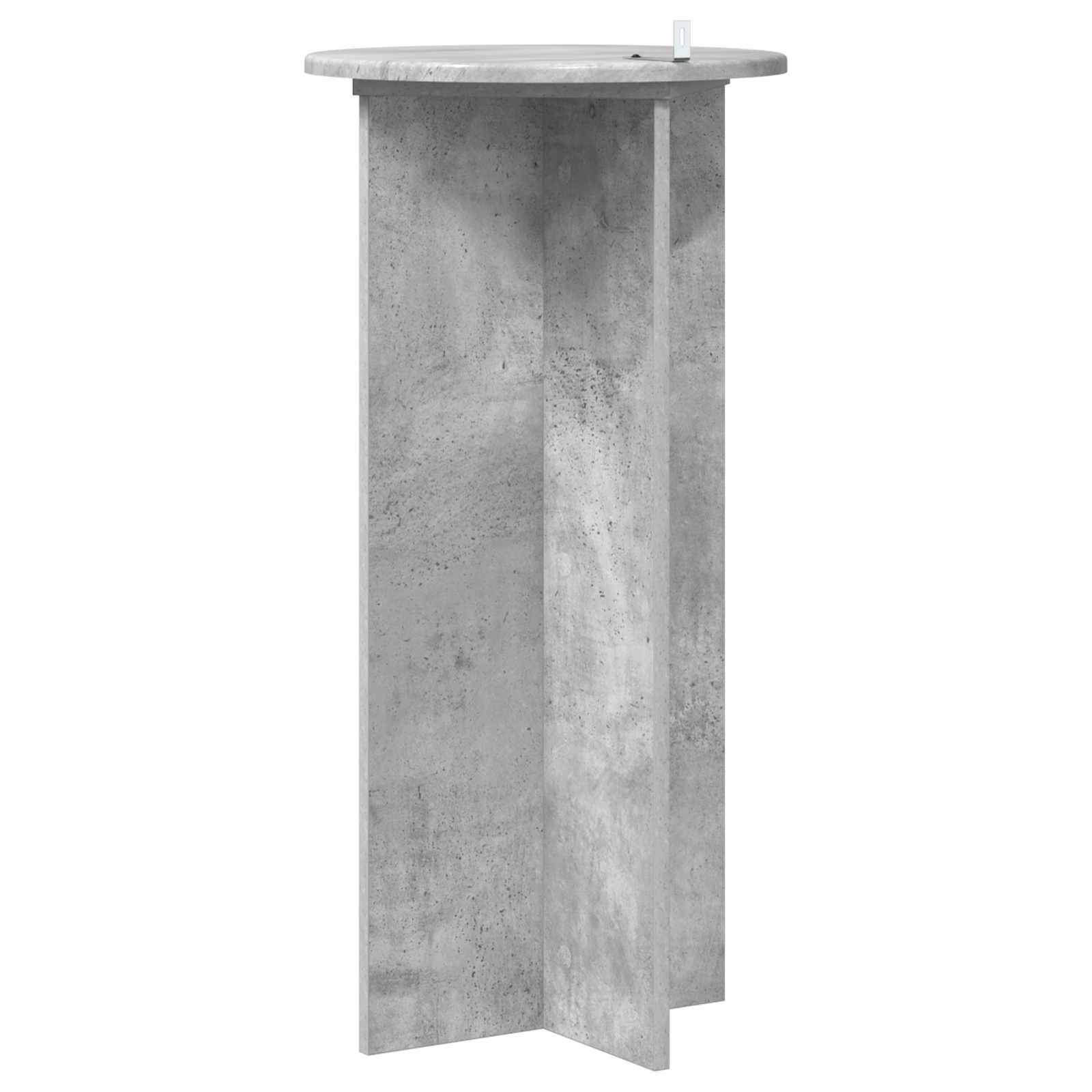 Planteholder 2 pcs Betongrå 40 x 40 x 80 cm Konstrueret træ