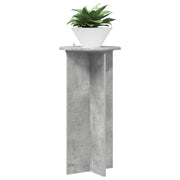 Planteholder 2 pcs Betongrå 40 x 40 x 80 cm Konstrueret træ