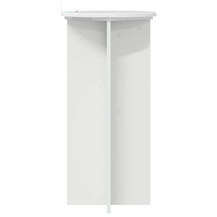 Planteholder 2 pcs Hvid højglans 40 x 40 x 80 cm