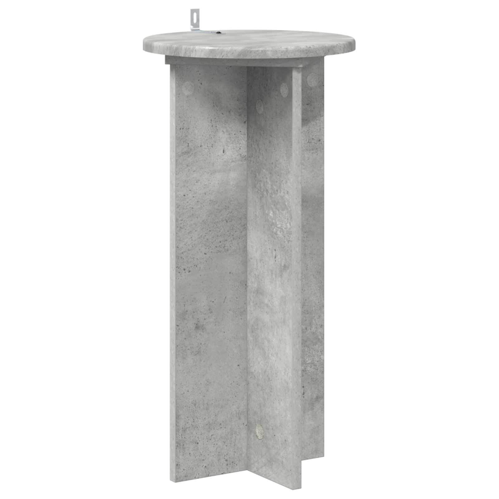 Planteholder 2 pcs Betongrå 29,5 x 29,5 x 60 cm Konstrueret træ