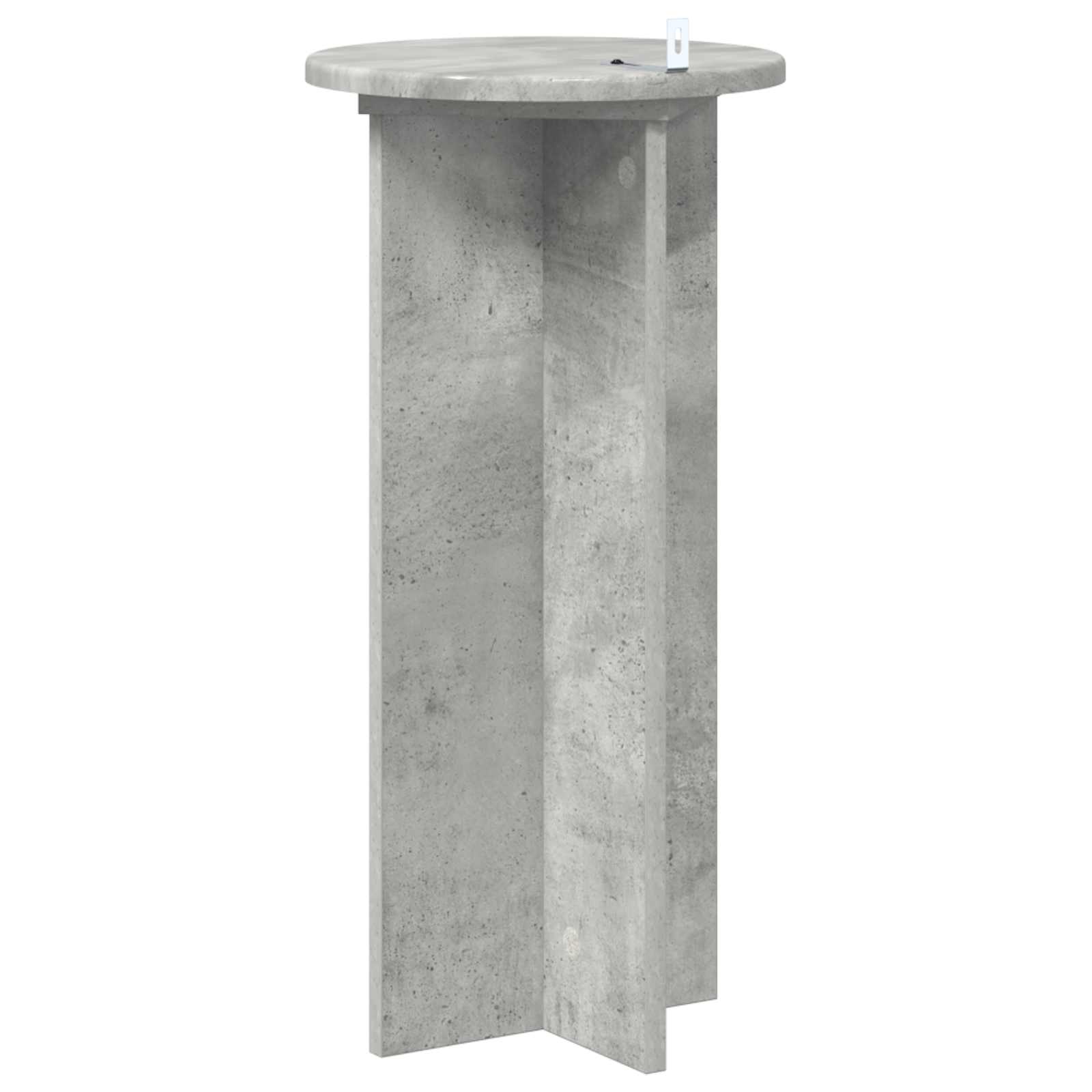 Planteholder 2 pcs Betongrå 29,5 x 29,5 x 60 cm Konstrueret træ
