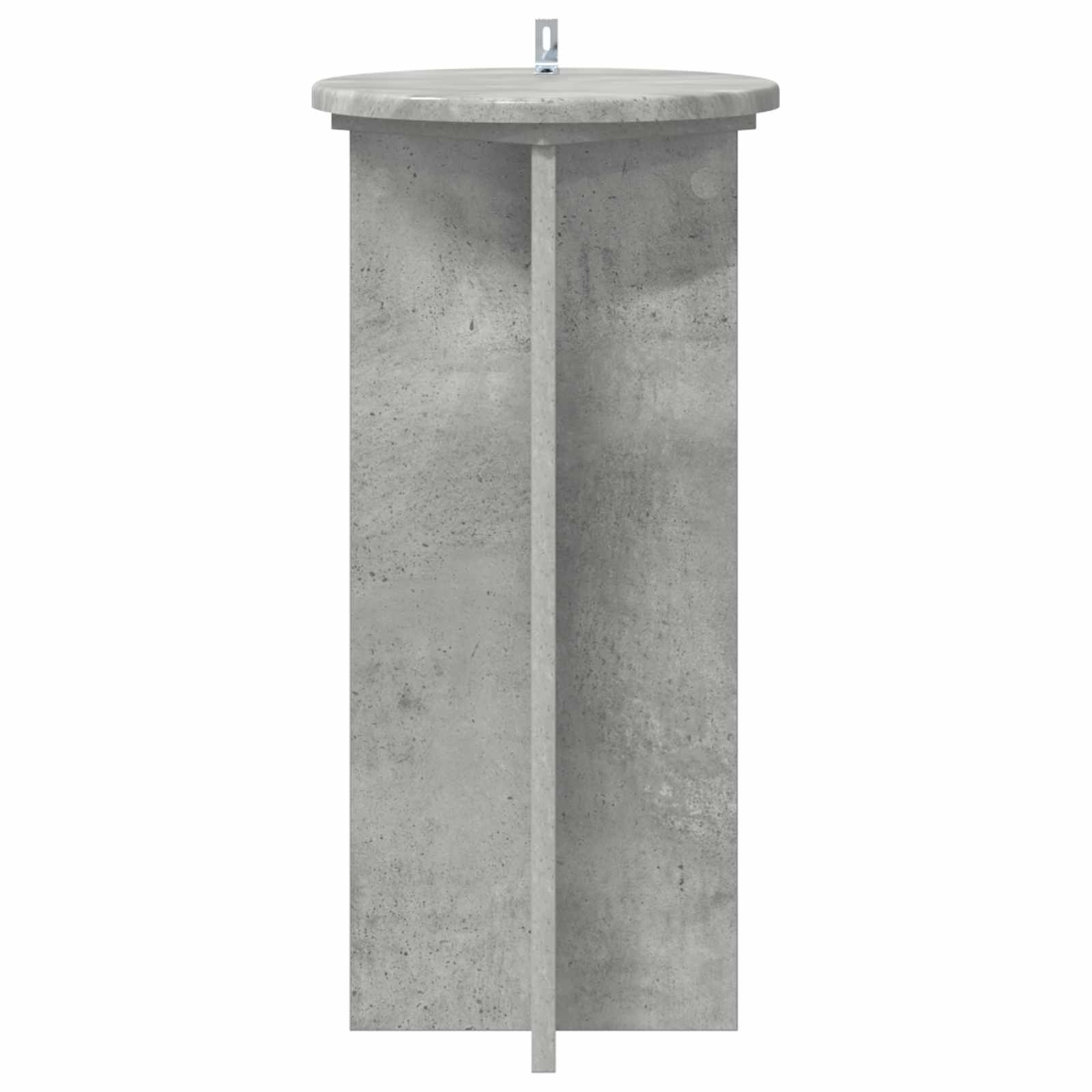Planteholder 2 pcs Betongrå 29,5 x 29,5 x 60 cm Konstrueret træ