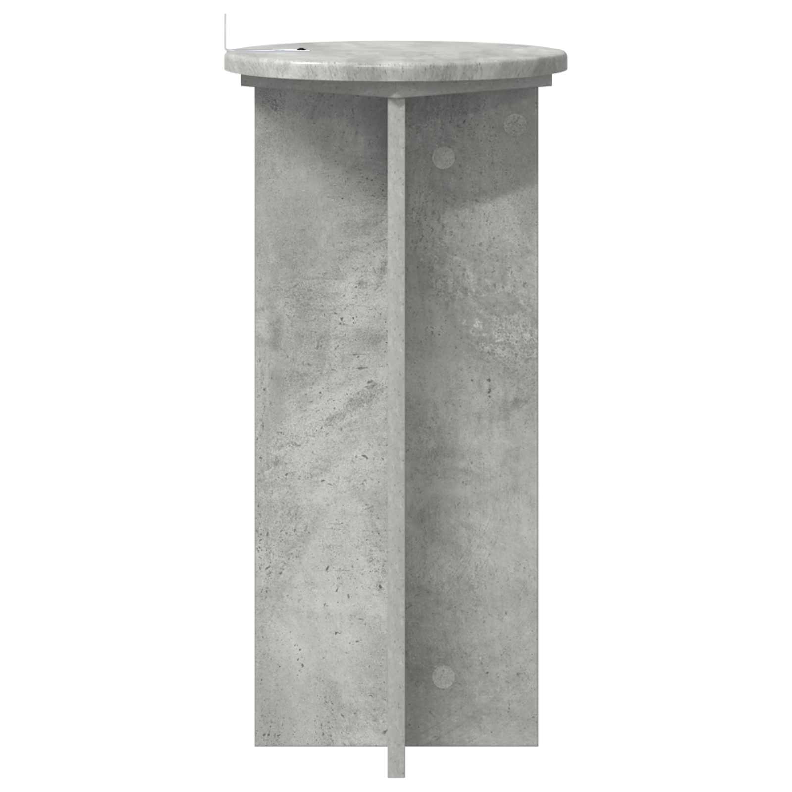 Planteholder 2 pcs Betongrå 29,5 x 29,5 x 60 cm Konstrueret træ