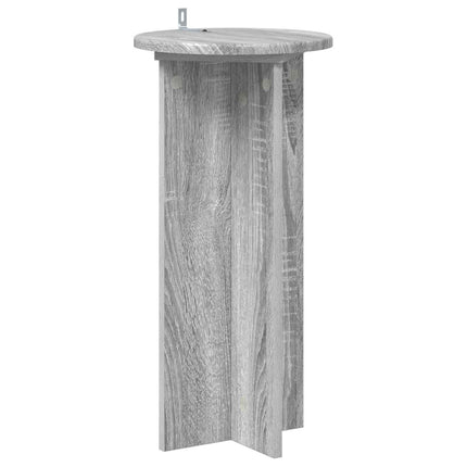 Planteholder 2 pcs Grå sonoma-eg 29,5 x 29,5 x 60 cm