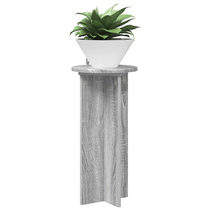 Planteholder 2 pcs Grå sonoma-eg 29,5 x 29,5 x 60 cm