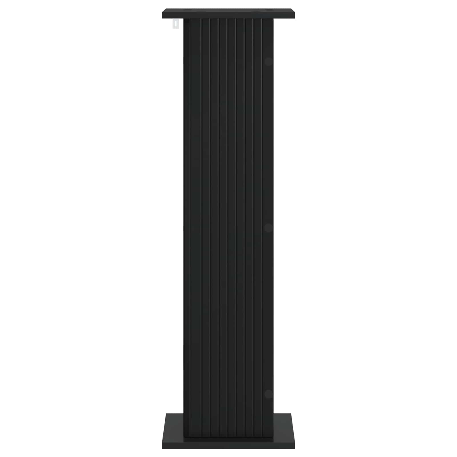 Planteholder 2 pcs Sort 30,5 x 30 x 100,5 cm Konstrueret træ