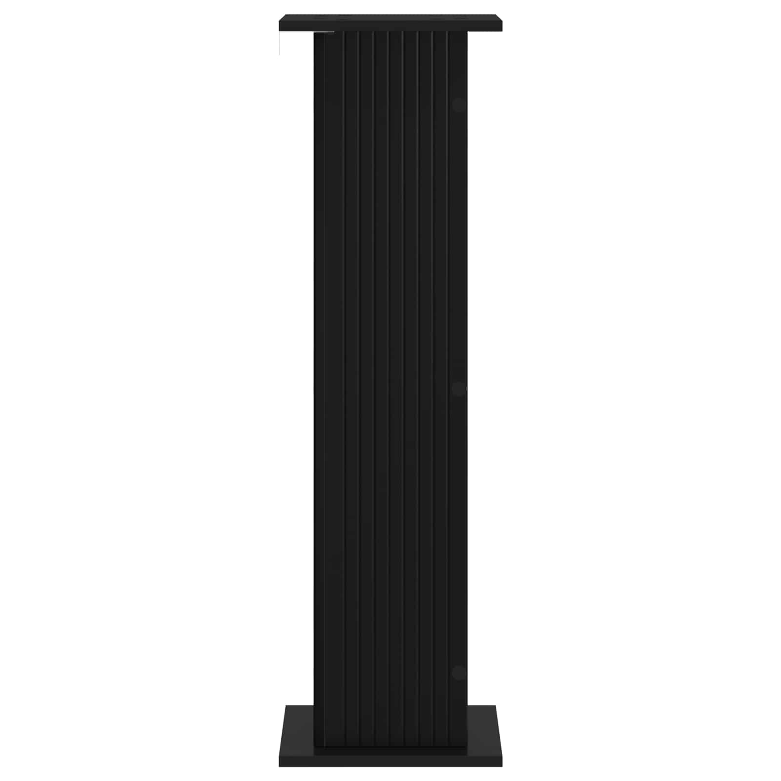 Planteholder 2 pcs Sort 30,5 x 30 x 100,5 cm Konstrueret træ